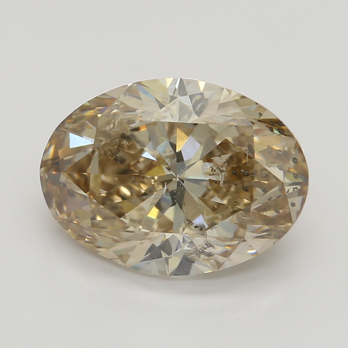 2.01 ct Oval Fancy Brown natural diamond