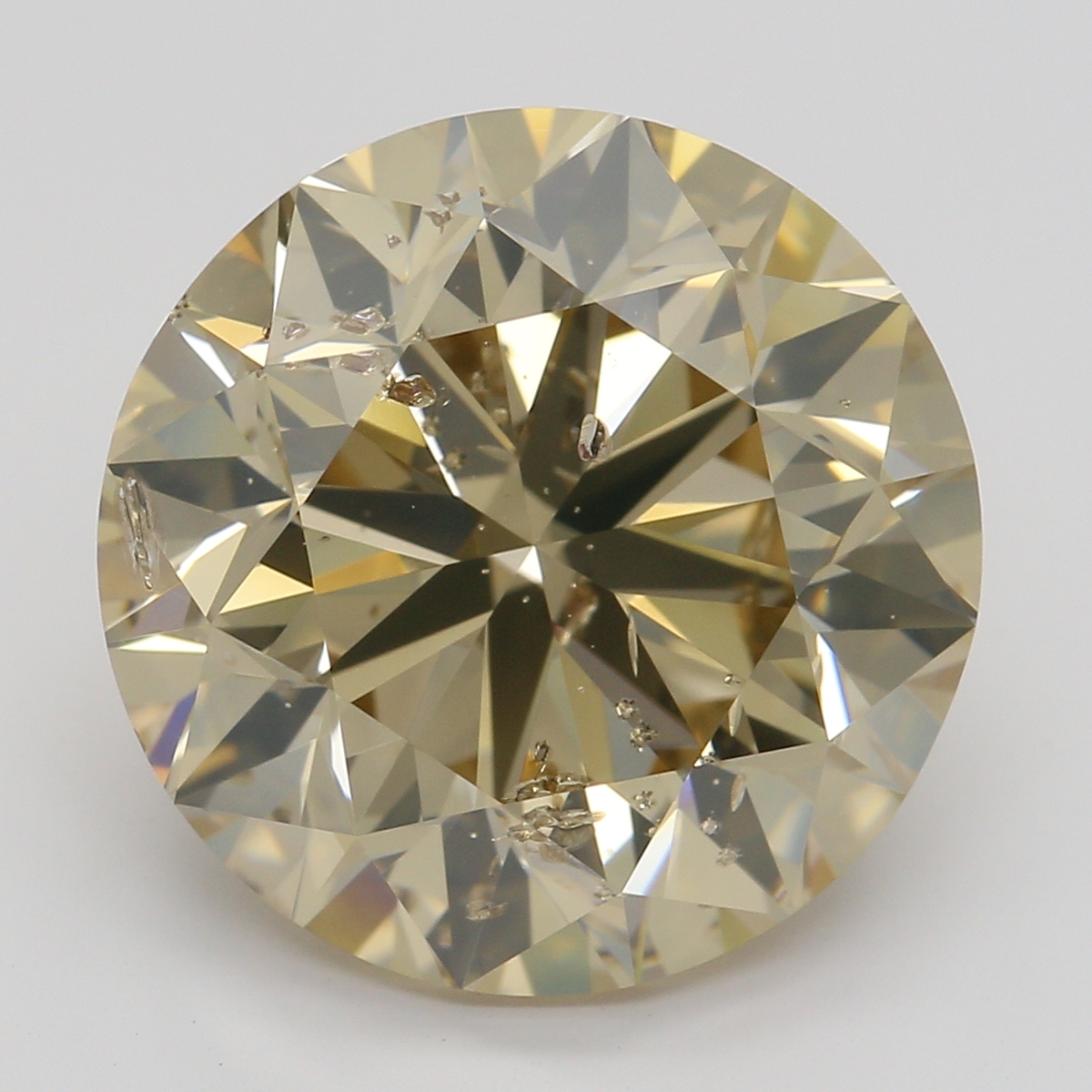 6.12 ct Round Fancy Brown natural diamond