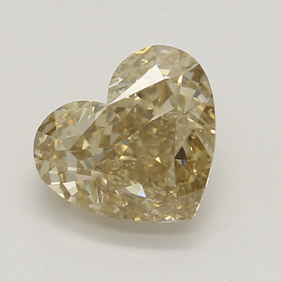 0.72 ct Heart Fancy Brown natural diamond