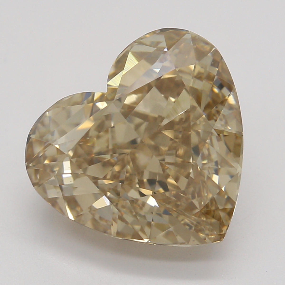 3.14 ct Heart Fancy Brown natural diamond