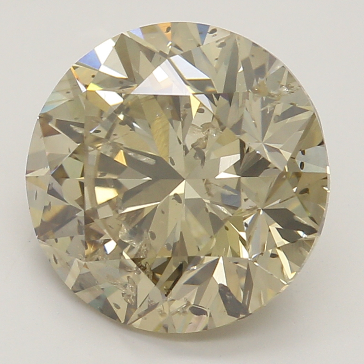 2.01 ct Round Fancy Brown natural diamond