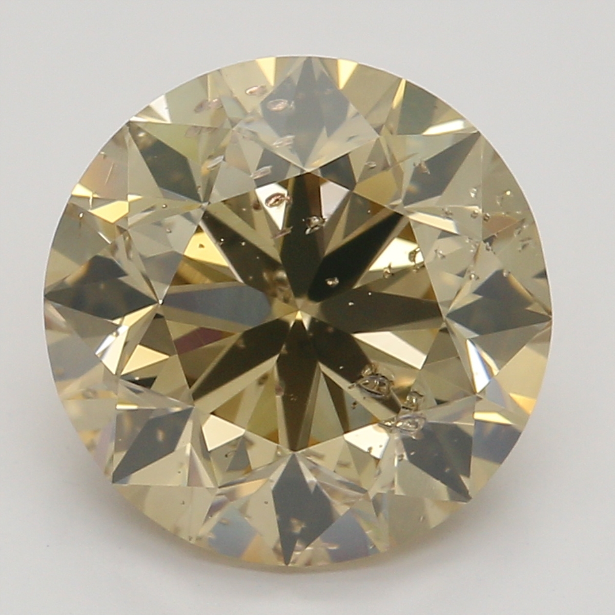 2.22 ct Round Fancy Brown natural diamond