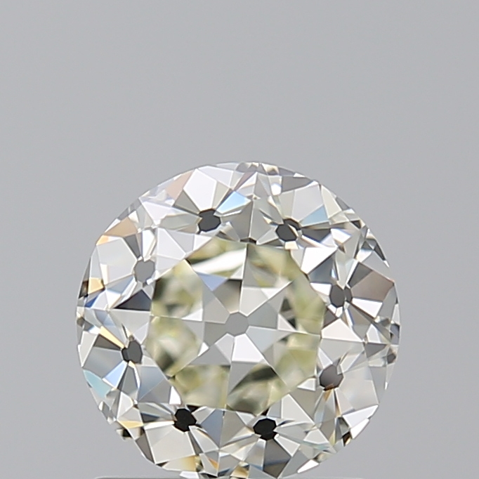 1.67 ct Round L · Faint Brown natural diamond