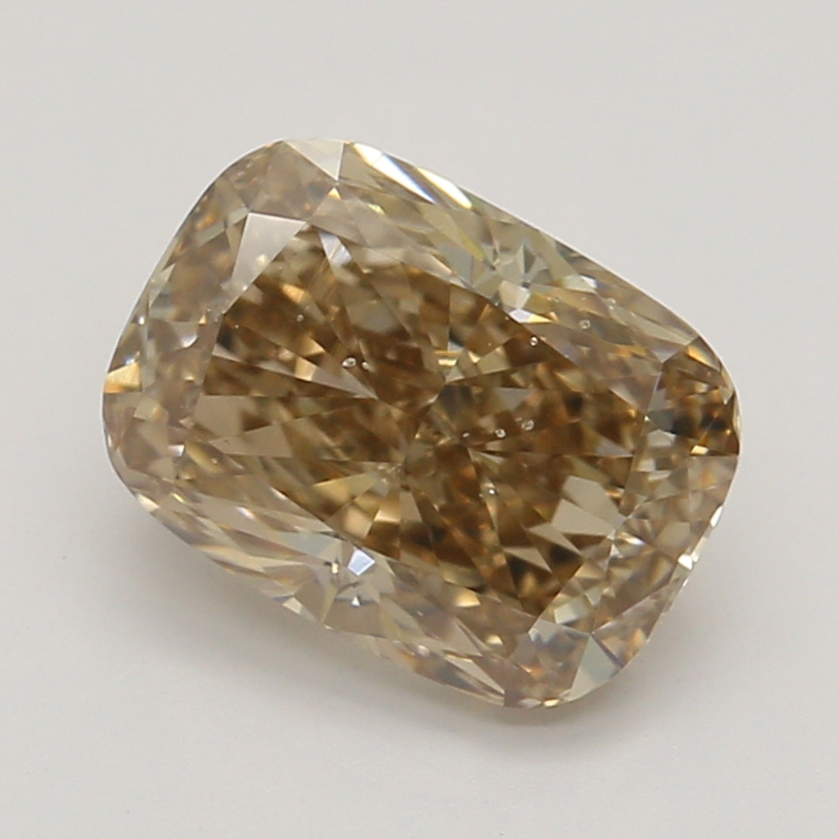1.01 ct Cushion Fancy Brown natural diamond